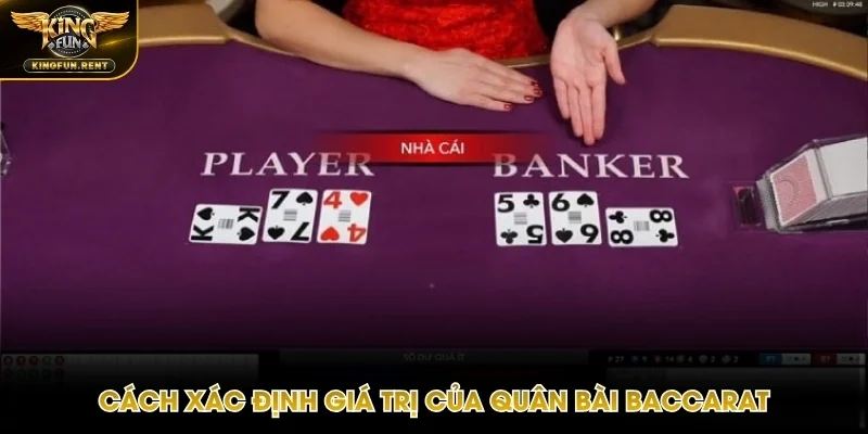 Giá trị của các lá bài trong Baccarat Kingfun